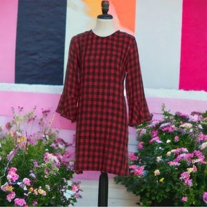 Cloth & Stone Dress, Buffalo Check, Size Large